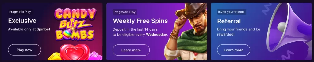 SpinBet Bonus