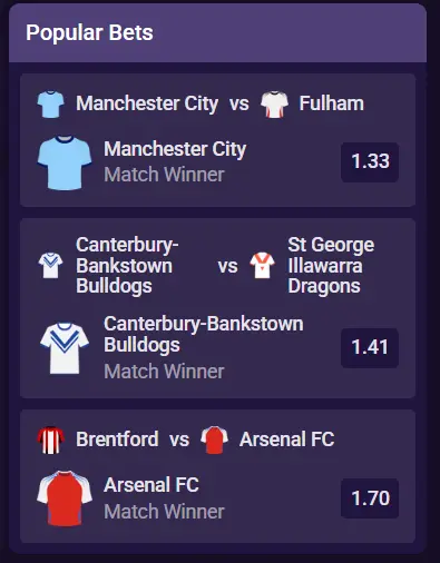 Popular Bets for SpinBet Sports Betting